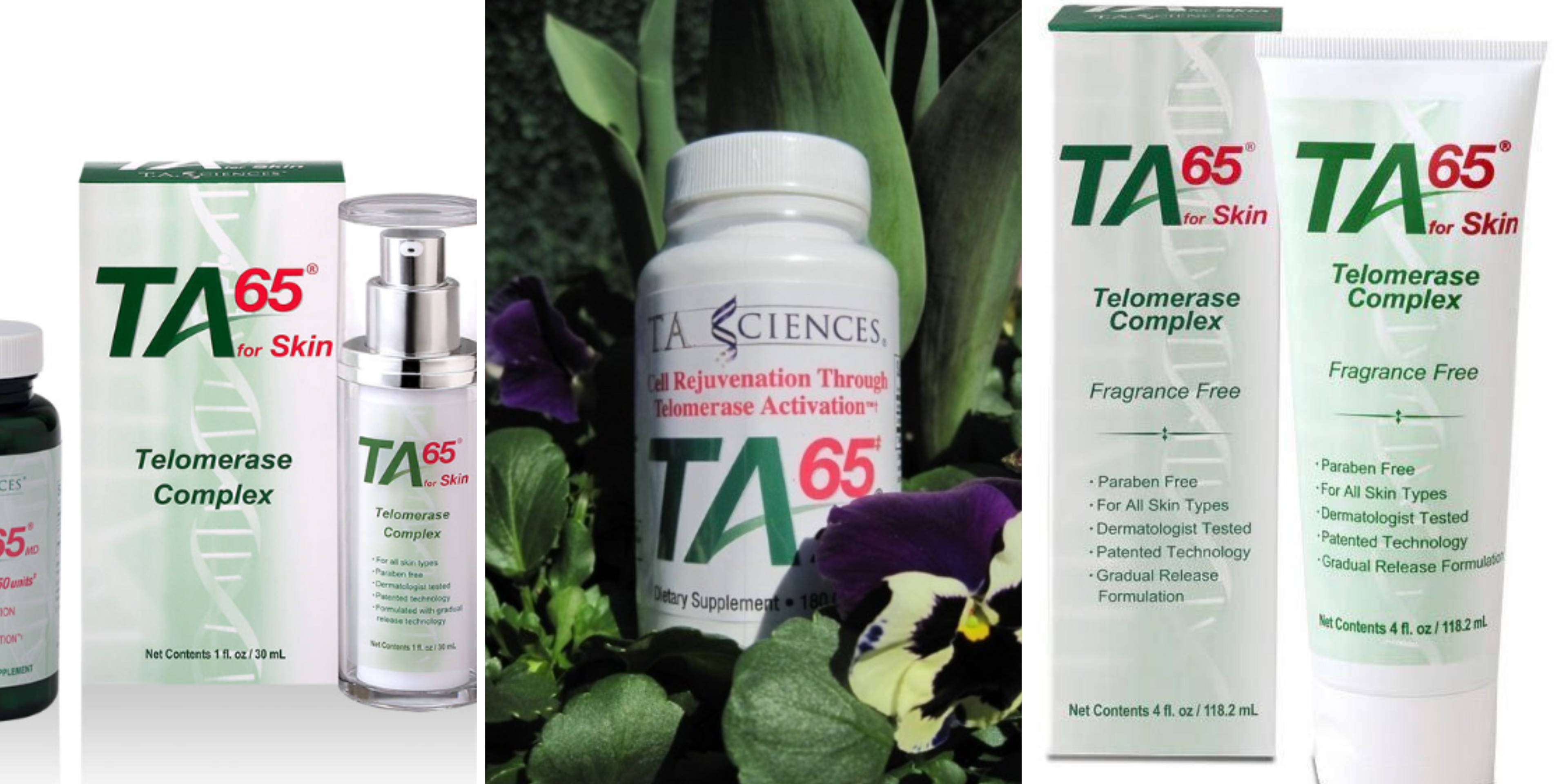 TA-65 Skincare Products 