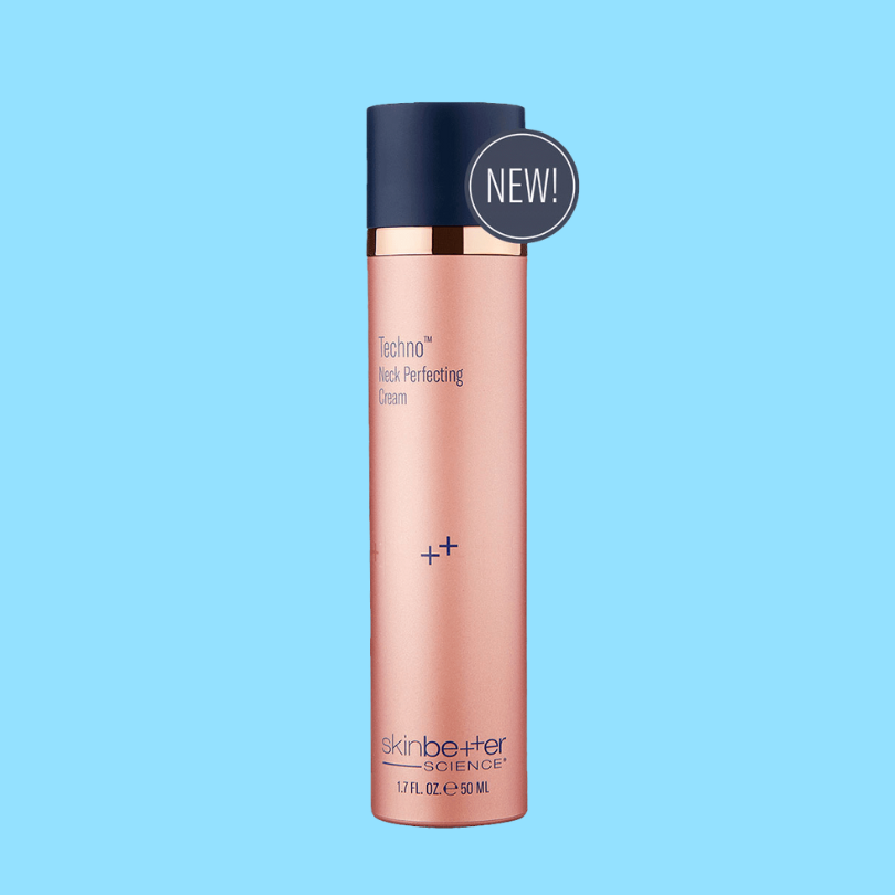 Experience the power of SKINBETTER SCIENCE Techno Neck Perfecting Cream. This advanced formula targets visible signs of aging on the neck and décolleté, delivering a firmer, smoother, and more youthful-looking appearance.