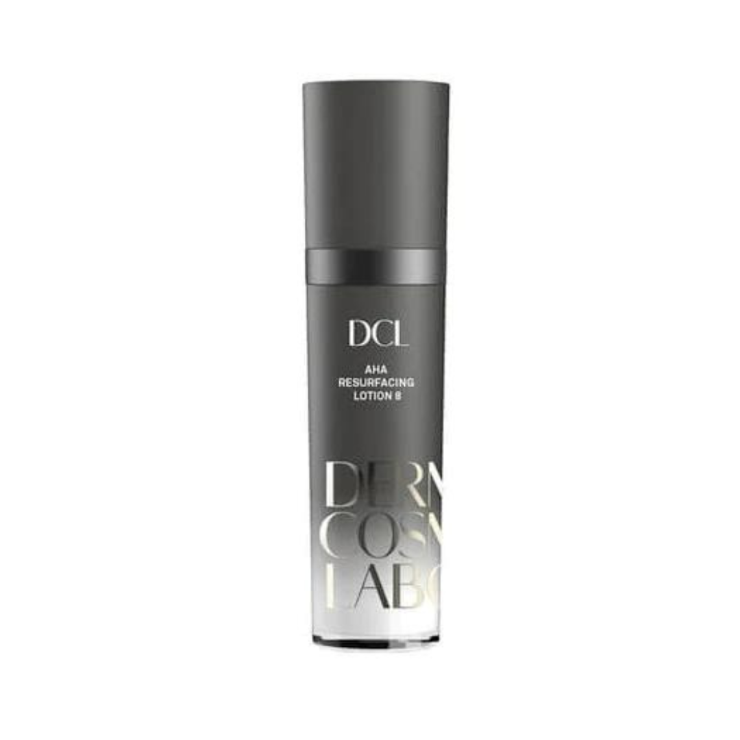DCL SKINCARE AHA Resurfacing Lotion 8: Reveal smoother and more radiant skin with the DCL SKINCARE AHA Resurfacing Lotion 8, a potent exfoliating lotion formulated with alpha hydroxy acids to improve skin texture and tone