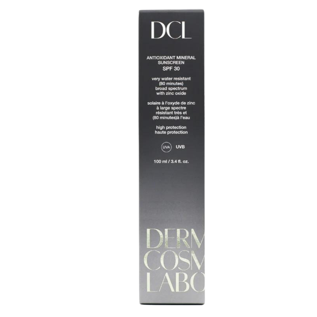 DCL SKINCARE Antioxidant Mineral Sunscreen SPF30: Protect your skin from harmful UV rays with the DCL SKINCARE Antioxidant Mineral Sunscreen SPF30, a nourishing sunscreen enriched with antioxidants to shield your skin while promoting a healthy and radiant complexion