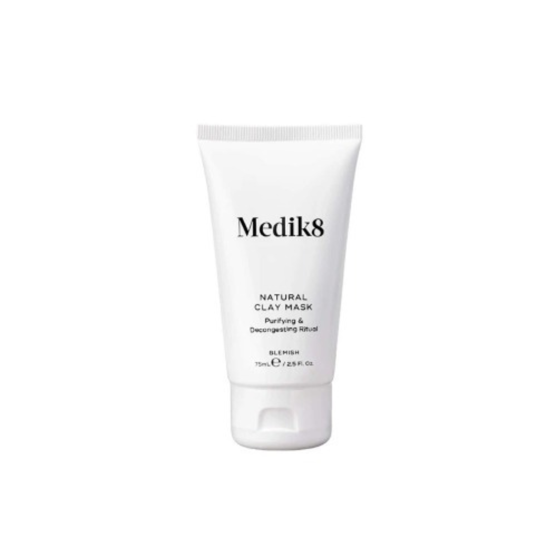 MEDIK8 Natural Clay Mask 75ml: Revitalize and purify your skin with MEDIK8 Natural Clay Mask, a nourishing and detoxifying mask enriched with natural clays and botanical extracts, promoting a clearer, smoother, and more radiant complexion.
