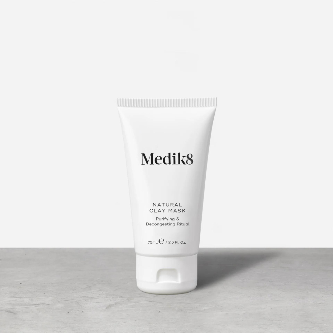 MEDIK8 Natural Clay Mask 75ml: Revitalize and purify your skin with MEDIK8 Natural Clay Mask, a nourishing and detoxifying mask enriched with natural clays and botanical extracts, promoting a clearer, smoother, and more radiant complexion.