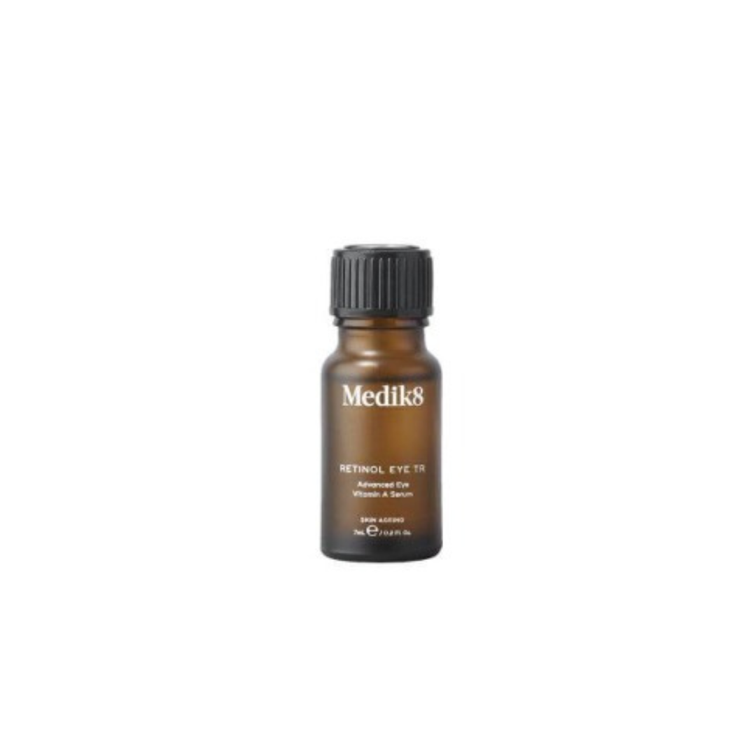 MEDIK8 Retinol Eye TR 7ml: Renew and rejuvenate your delicate eye area with MEDIK8 Retinol Eye TR, a targeted retinol treatment specially formulated to reduce the appearance of fine lines, wrinkles, and dark circles for brighter, more youthful-looking eyes.