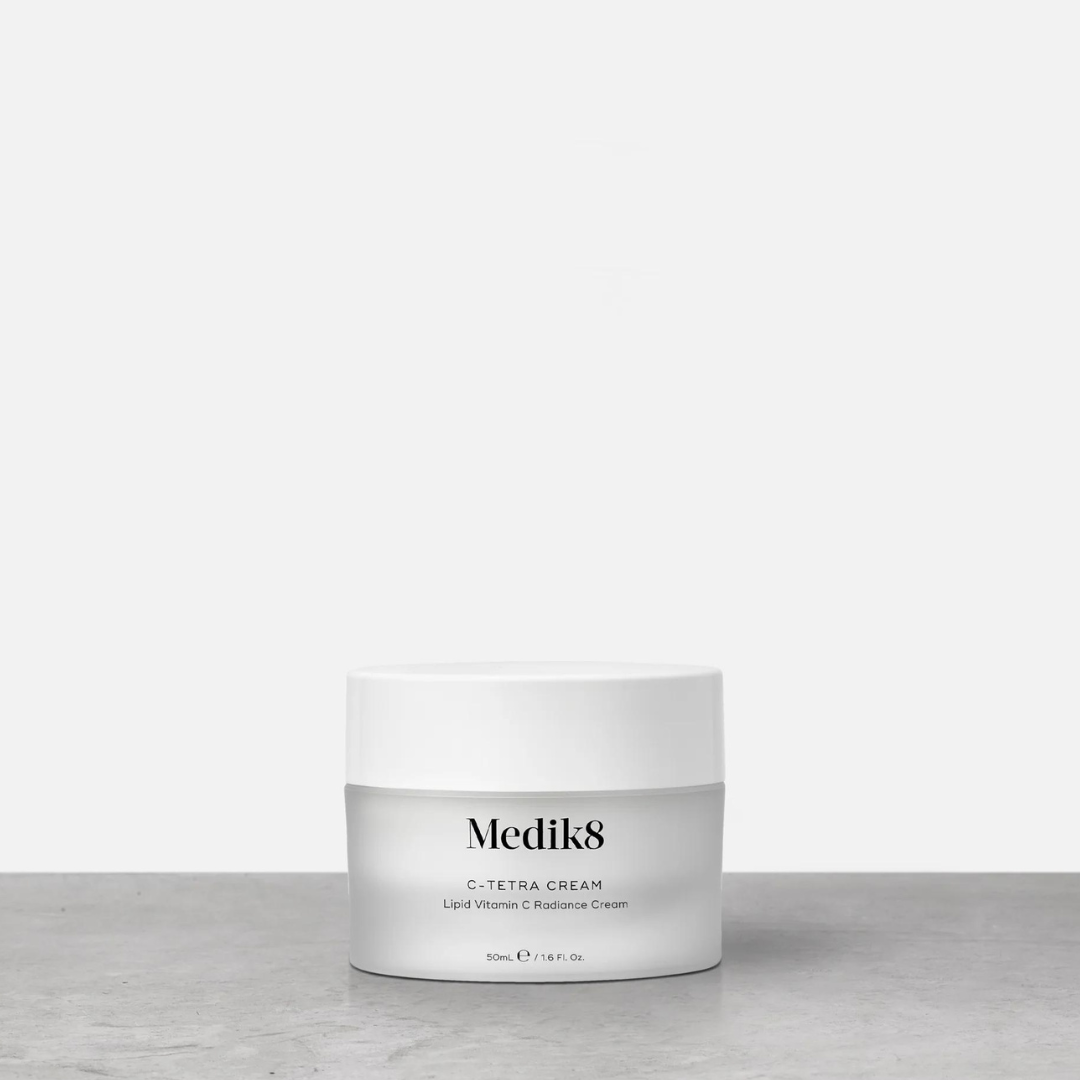 MEDIK8 C-Tetra Cream 50ml: Revitalise your skin with MEDIK8 C-Tetra Cream, a lightweight and antioxidant-rich moisturizer that helps improve the appearance of fine lines and wrinkles, while promoting a smoother, brighter, and more youthful-looking complexion.