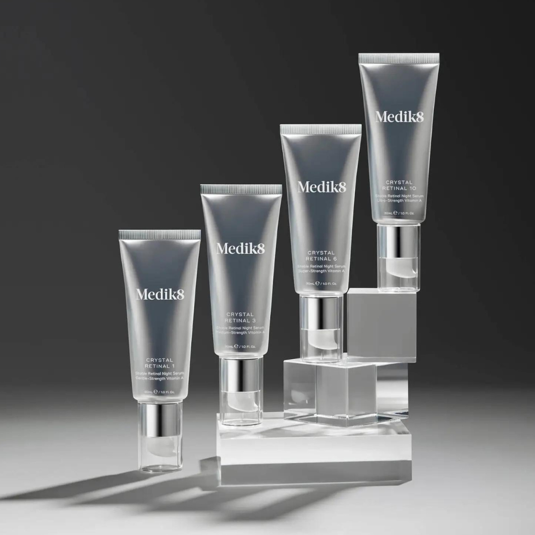 MEDIK8 Crystal Retinal 6 30ml: Reveal renewed skin with MEDIK8 Crystal Retinal 6, a transformative 6% retinal serum known for its potent anti-aging properties and skin rejuvenation benefits.
