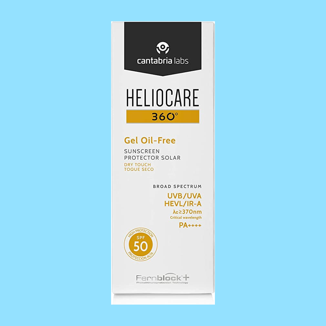 HELIOCARE 360 Gel Oil Free SPF 50, 50ml: Enjoy non-greasy sun protection with HELIOCARE 360 Gel Oil Free SPF 50, a lightweight and mattifying sunscreen gel that offers high broad-spectrum UVA/UVB protection for a shine-free and protected complexion