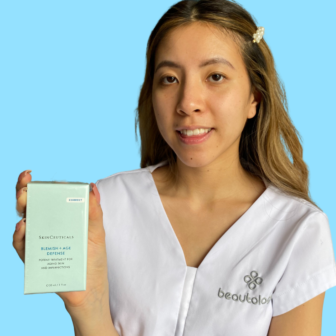 SKINCEUTICALS Blemish + Age Defence 30ml: Combat blemishes and signs of aging with SKINCEUTICALS Blemish + Age Defence, a targeted serum that helps to reduce acne breakouts, minimize pore congestion, and diminish the appearance of fine lines and wrinkles for a clearer, smoother, and more youthful-looking complexion