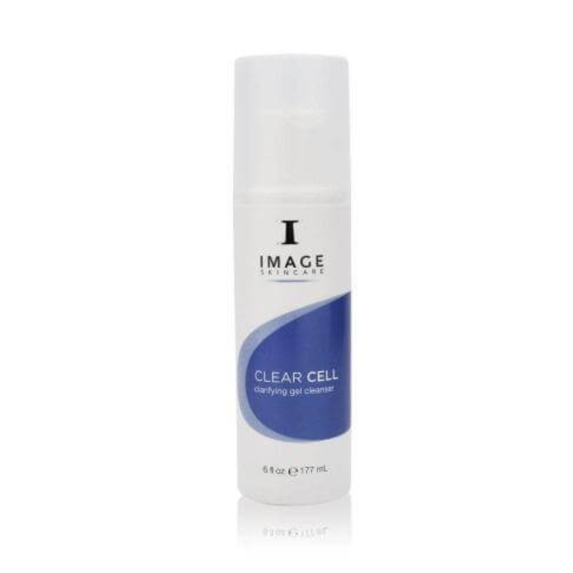 Purify and balance your skin with IMAGE SKINCARE Clear Cell Clarifying Gel Cleanser, a refreshing and clarifying cleanser that gently removes impurities, excess oil, and makeup, leaving the skin clear, balanced, and refreshed.