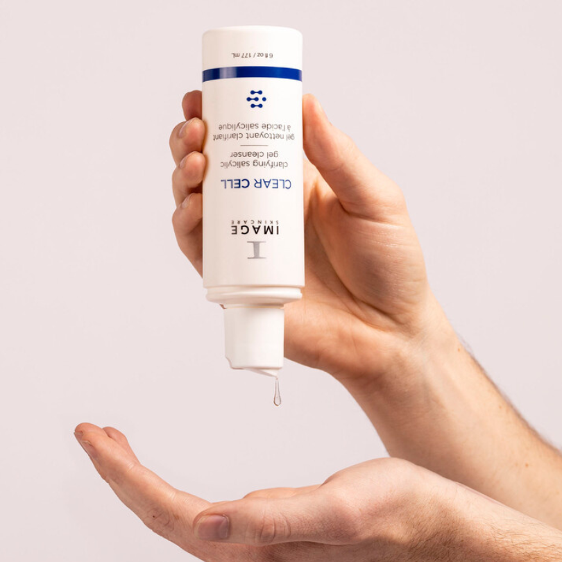 Purify and balance your skin with IMAGE SKINCARE Clear Cell Clarifying Gel Cleanser, a refreshing and clarifying cleanser that gently removes impurities, excess oil, and makeup, leaving the skin clear, balanced, and refreshed.