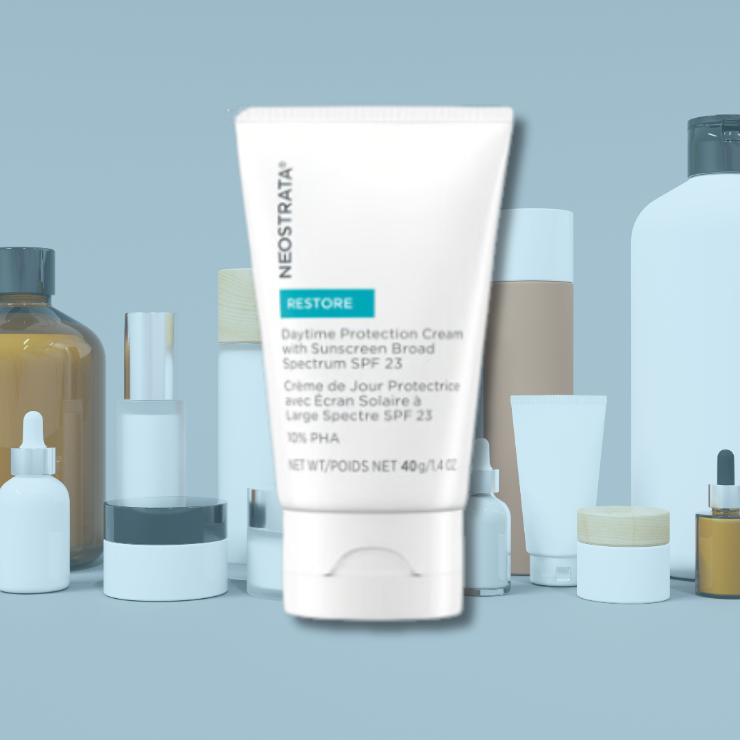 NEOSTRATA Restore Daytime Protection Cream with Sunscreen Broad Spectrum SPF23 40g: Shield and nourish your skin with NEOSTRATA Restore Daytime Protection Cream, a protective cream with broad-spectrum SPF23 that helps defend against harmful UV rays while providing hydration and promoting a healthy and rejuvenated complexion.