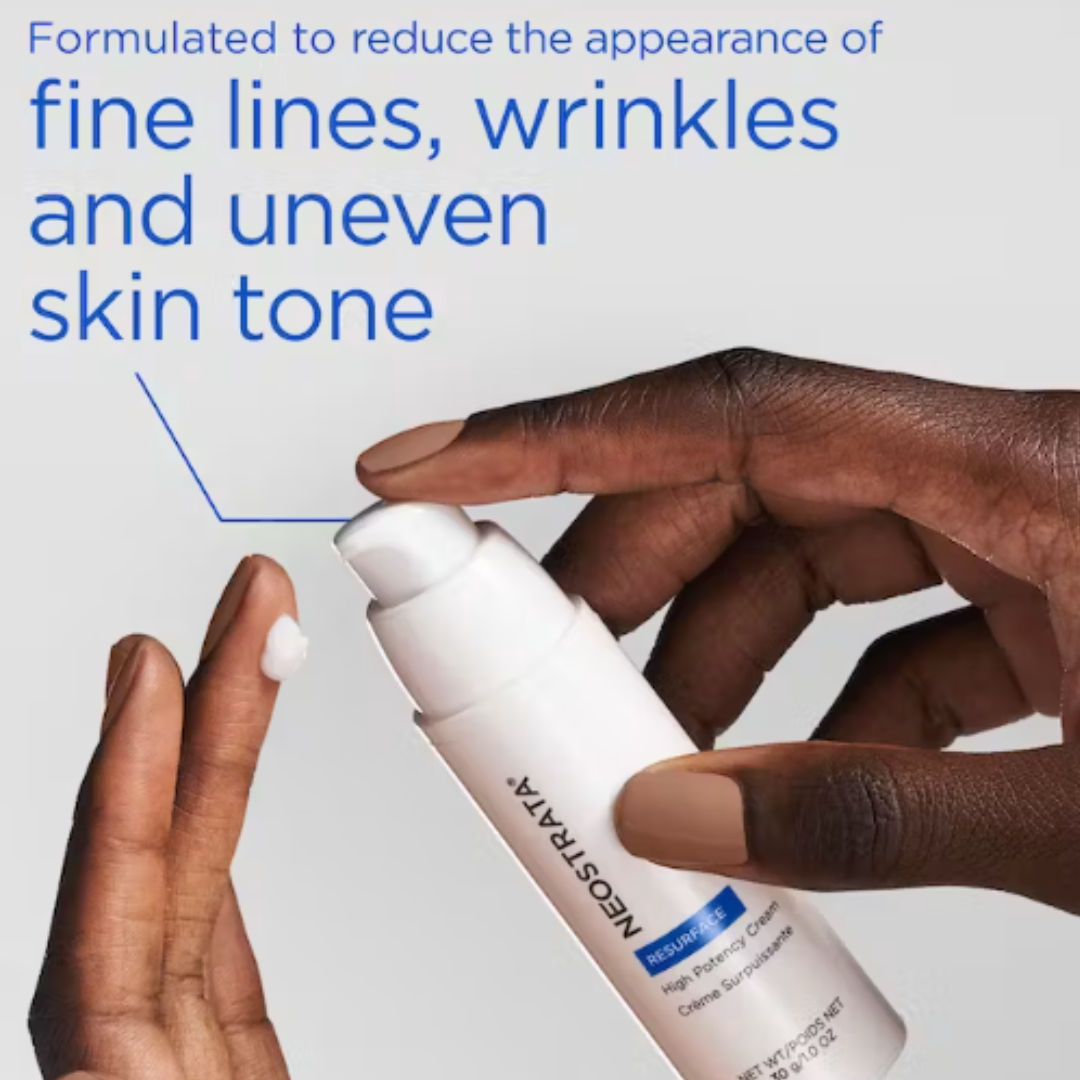 NEOSTRATA Resurface High Potency Cream 30g: Reveal smoother and younger-looking skin with NEOSTRATA Resurface High Potency Cream, a potent cream formulated with high levels of active ingredients to exfoliate, renew, and rejuvenate the skin for a more radiant and youthful complexion.