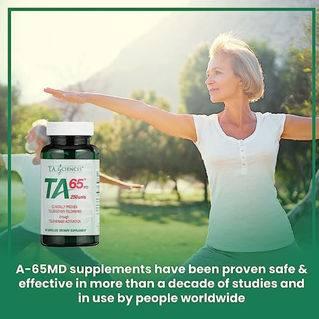 TA-65 Md 90 Capsules - 150% Stronger Dosage & 3-Month Supply for Enhanced Cellular Health and Longevity