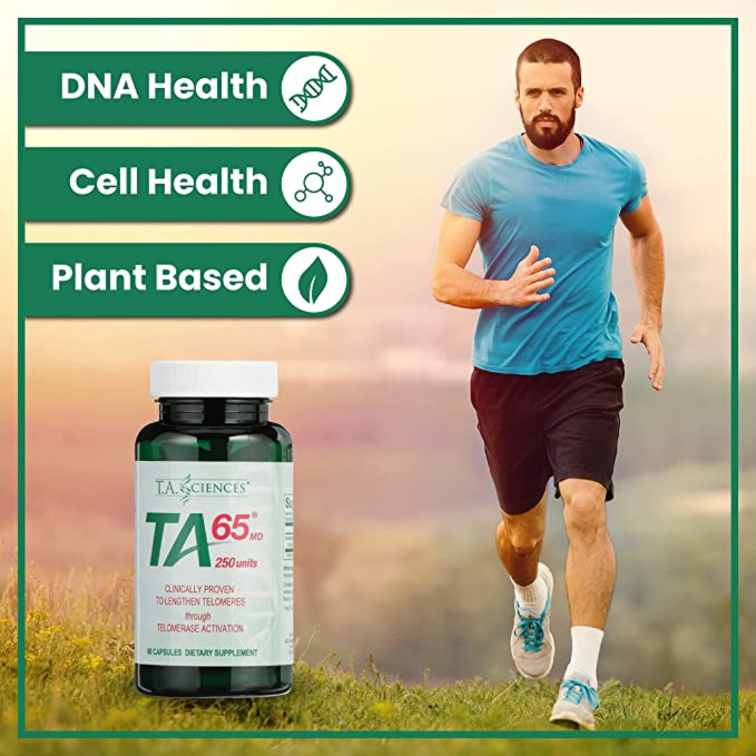 TA-65 Md 90 Capsules - 150% Stronger Dosage & 3-Month Supply for Enhanced Cellular Health and Longevity