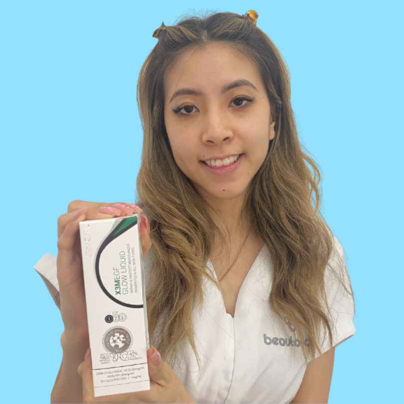 CLINICCARE X3M EGF Glow Liquid Moisturiser 100ml - Hydrate and illuminate your skin with our EGF-infused liquid moisturizer for a glowing and healthy complexion