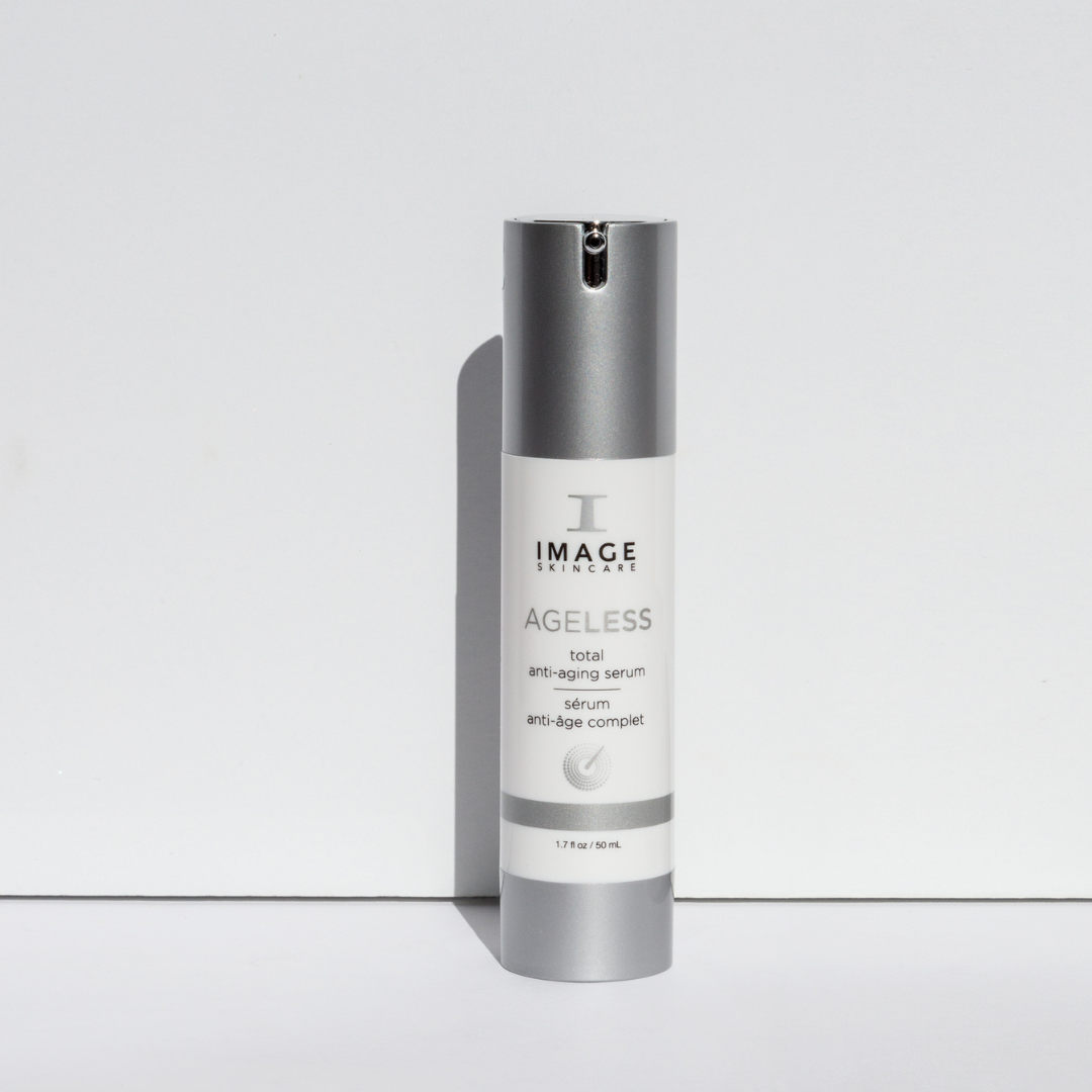 Unleash the power of age-defying ingredients with the Ageless Total Anti-Aging Serum by IMAGE SKINCARE. This potent serum is packed with advanced anti-aging ingredients to target and diminish the signs of aging. It helps to reduce the appearance of wrinkles, fine lines, and age spots, while promoting a more youthful and radiant complexion. Elevate your skincare routine with the Ageless Total Anti-Aging Serum.