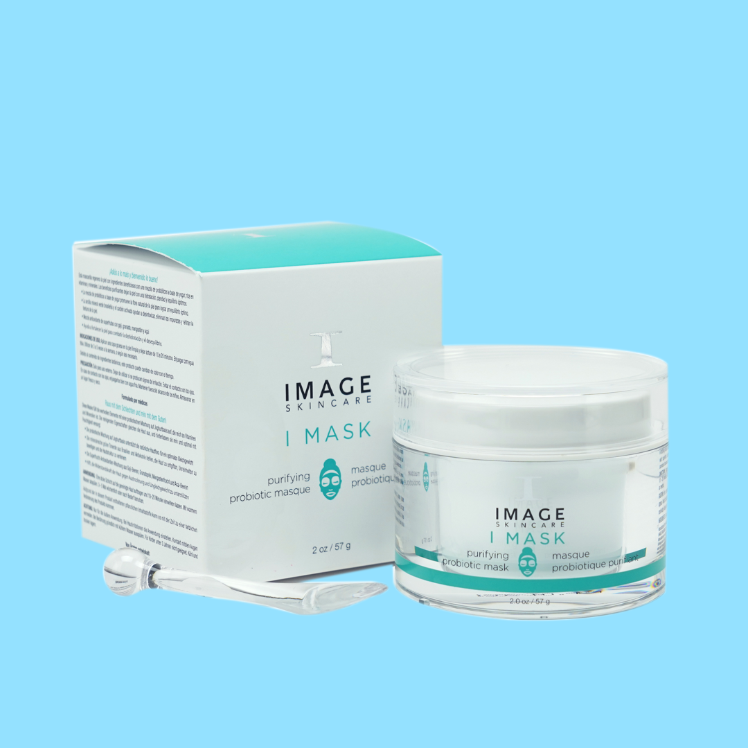 Experience the purifying power of probiotics with the I Mask Purifying Probiotic Clay Masque by IMAGE SKINCARE. This clay-based masque is infused with beneficial probiotics that help balance and detoxify the skin. It deeply cleanses pores, removes impurities, and promotes a clear and healthy complexion. Treat your skin to the rejuvenating effects of the I Mask Purifying Probiotic Clay Masque.