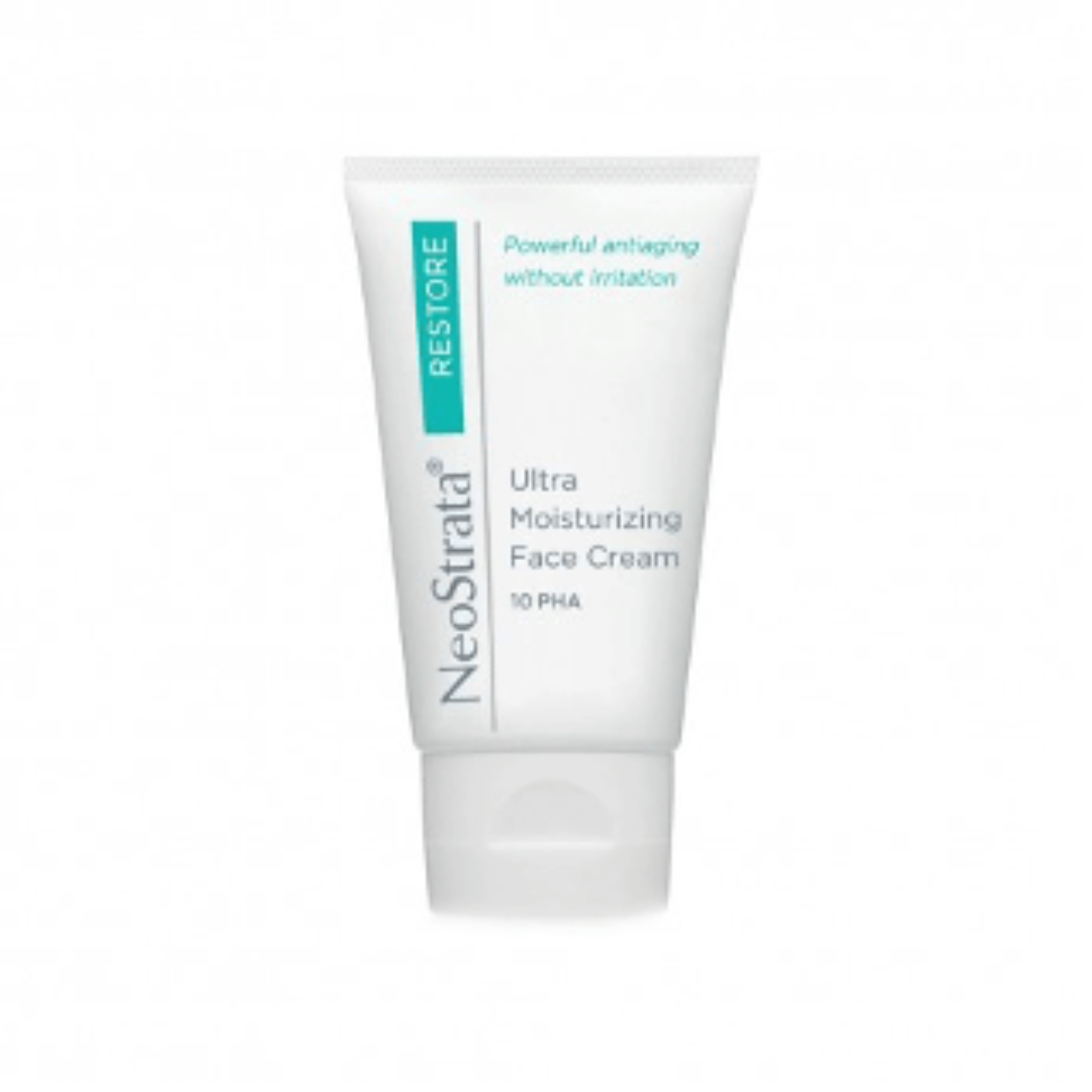 NEOSTRATA Restore Ultra Moisturising Face Cream 40g: Experience deep hydration and restoration with NEOSTRATA Restore Ultra Moisturising Face Cream, a luxurious cream that replenishes and revitalizes the skin, leaving it moisturized, nourished, and visibly rejuvenated for a radiant and healthy complexion