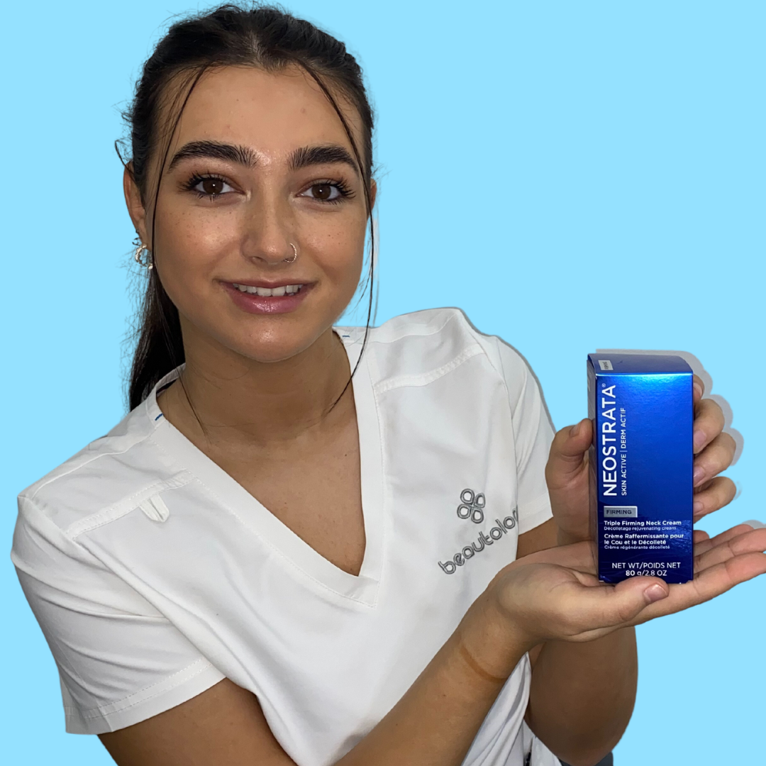 NEOSTRATA Skin Active Triple Firming Neck Cream 80g: Transform your neck and décolletage with NEOSTRATA Skin Active Triple Firming Neck Cream, a powerful cream that targets sagging and lack of firmness, improving elasticity and rejuvenating the skin for a smoother and more youthful-looking neck and décolletage.