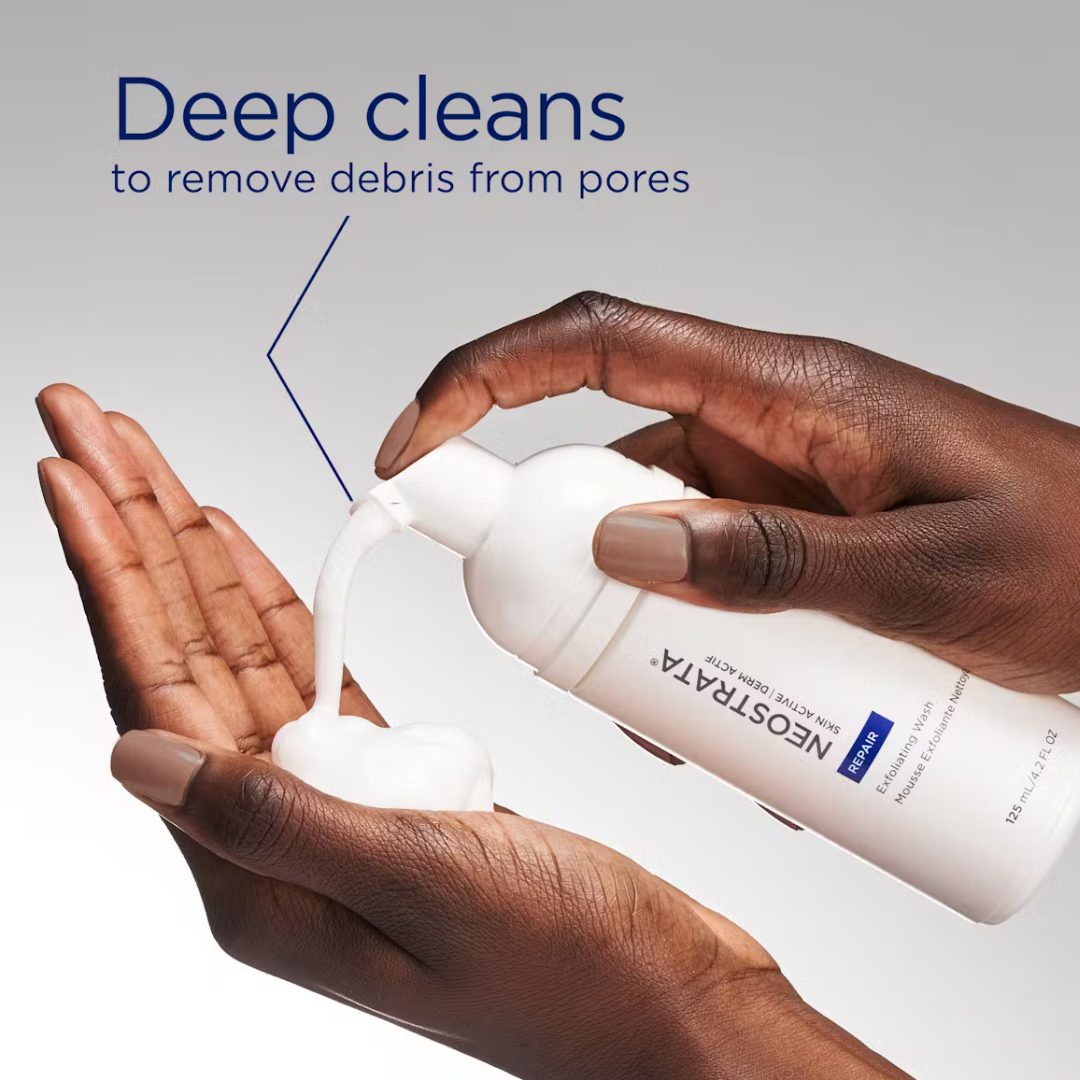 Skin Active Exfoliating Wash 125ml: A gentle yet effective exfoliating cleanser for radiant skin
