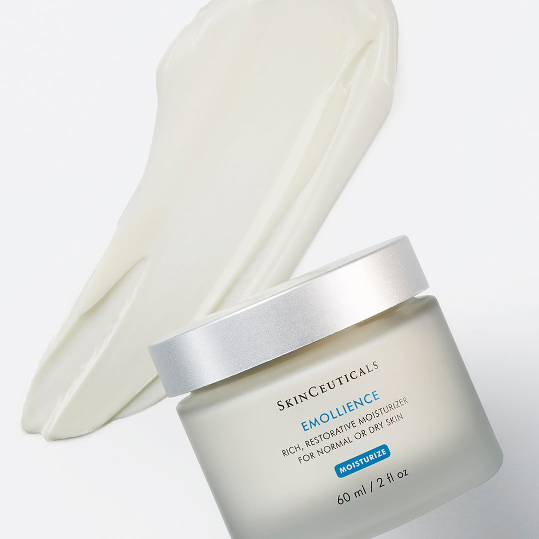SKINCEUTICALS Emollience 50ml: Quench and soothe dry, sensitive skin with SKINCEUTICALS Emollience, a rich and nourishing moisturizer that provides long-lasting hydration, replenishes essential lipids, and promotes a healthy, radiant complexion.