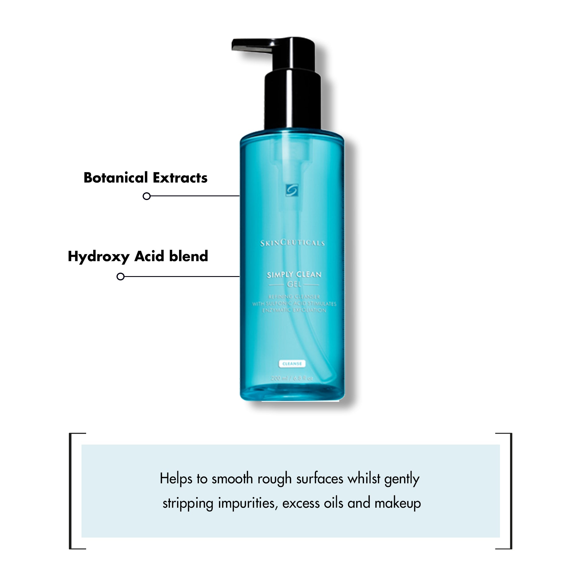 SKINCEUTICALS Simply Clean Cleanser - Gentle Facial Cleansing Gel, 200ml