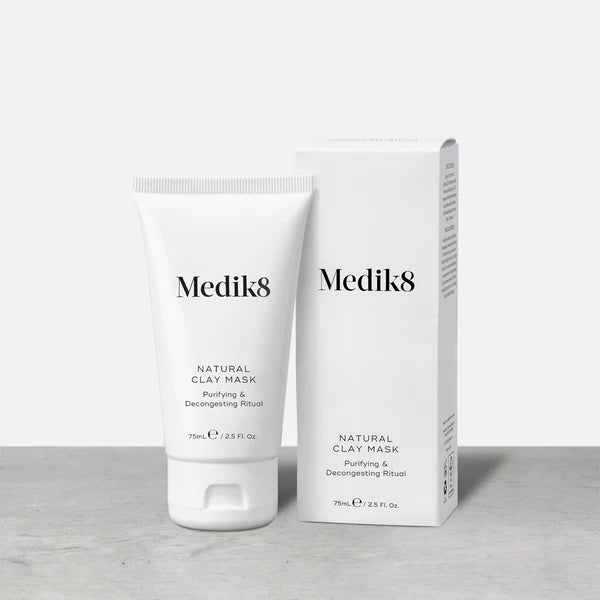 MEDIK8 Natural Clay Mask 75ml: Revitalize and purify your skin with MEDIK8 Natural Clay Mask, a nourishing and detoxifying mask enriched with natural clays and botanical extracts, promoting a clearer, smoother, and more radiant complexion.