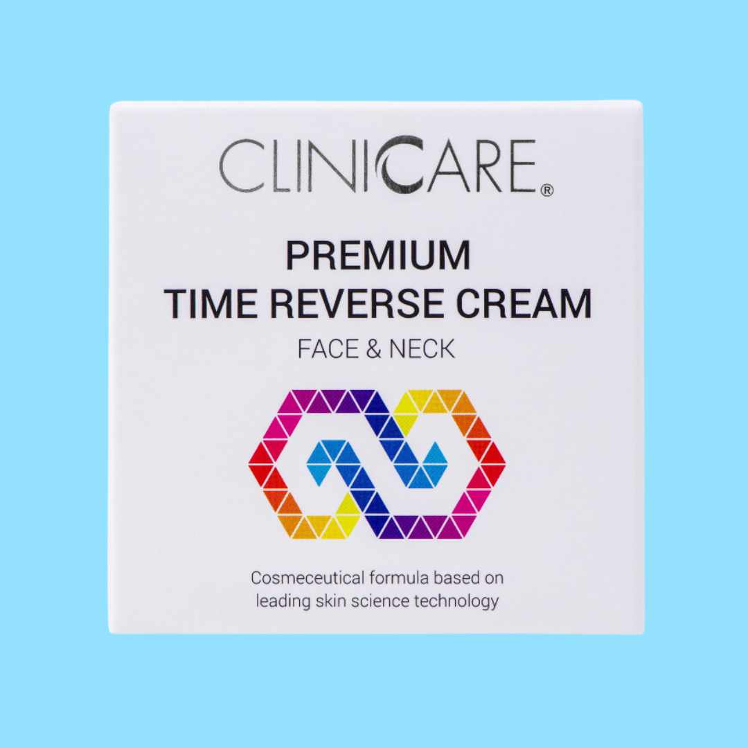 CLINICCARE Premium Time Reverse Cream (Face and Neck) 30ml - Turn back the clock with our premium anti-aging cream for a youthful, radiant complexion