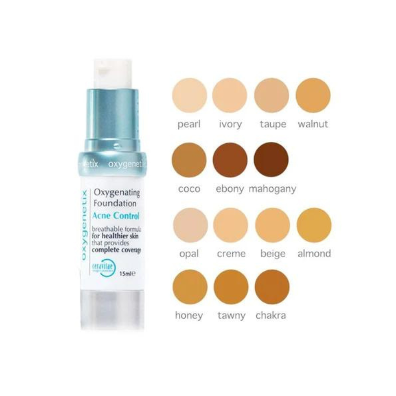 OXYGENETIX Acne Control Foundation - Achieve flawless coverage while treating acne-prone skin. Experience confidence and radiance with our innovative formula.