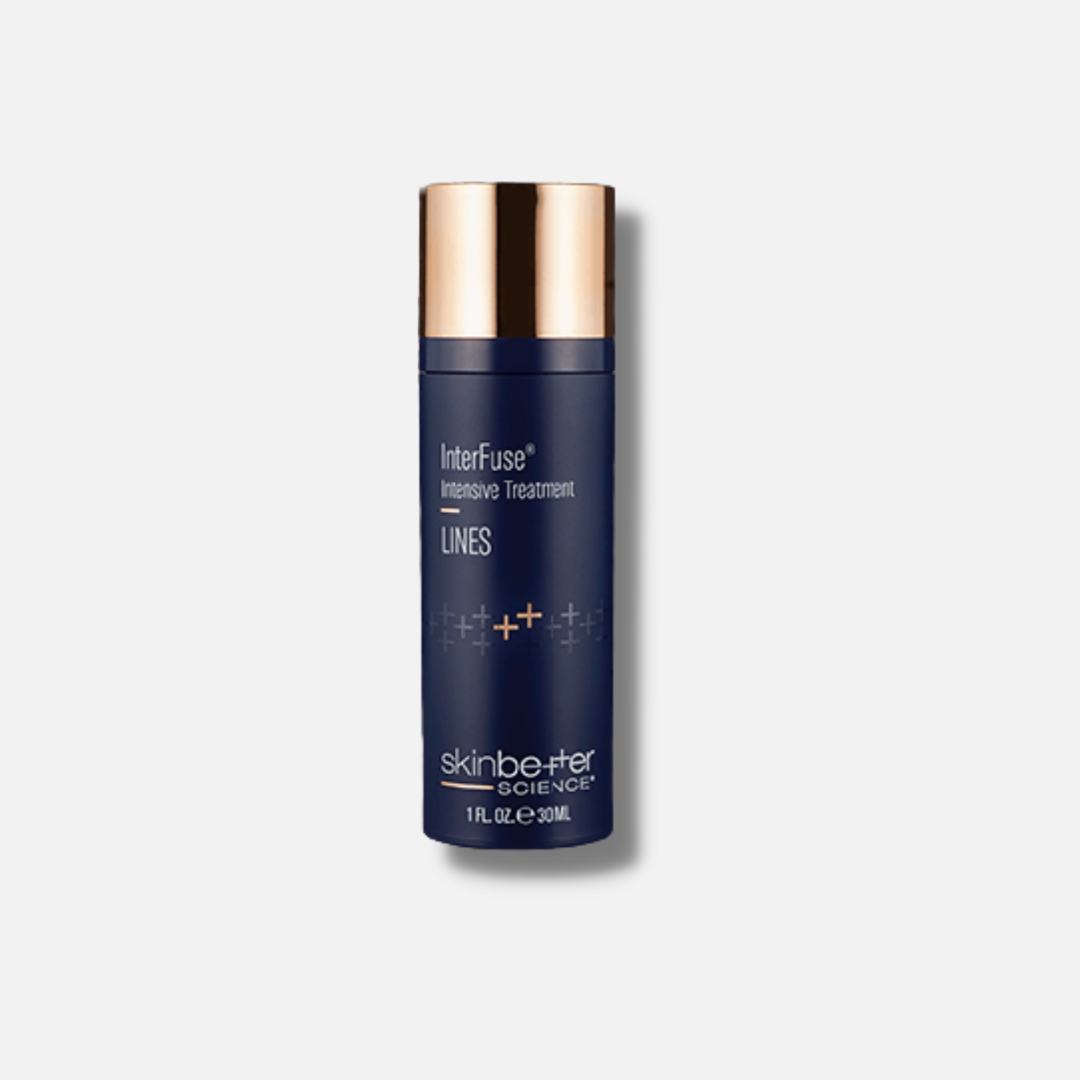 Experience the power of SKINBETTER SCIENCE Rejuvenate Smoothing Interfuse Intensive Treatment LINES. Target and smooth away fine lines and wrinkles for a rejuvenated and youthful-looking complexion.