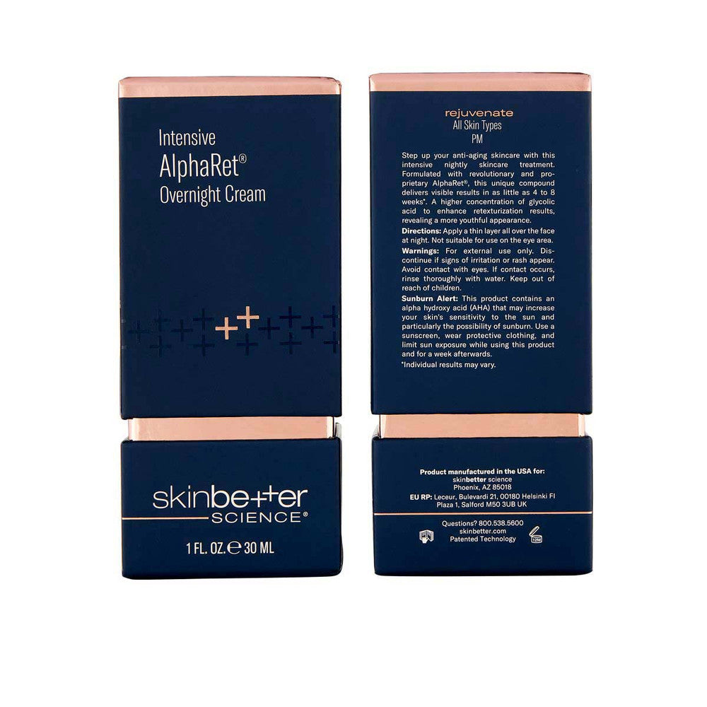 Experience the power of SKINBETTER SCIENCE Rejuvenate Intensive AlphaRet Overnight Cream. Wake up to rejuvenated, youthful-looking skin with this advanced formula