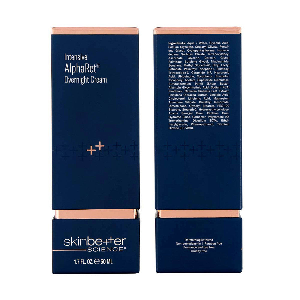 Discover the transformative effects of SKINBETTER SCIENCE Rejuvenate Intensive AlphaRet Overnight Cream. Wake up to smoother, revitalized skin with this potent formula.