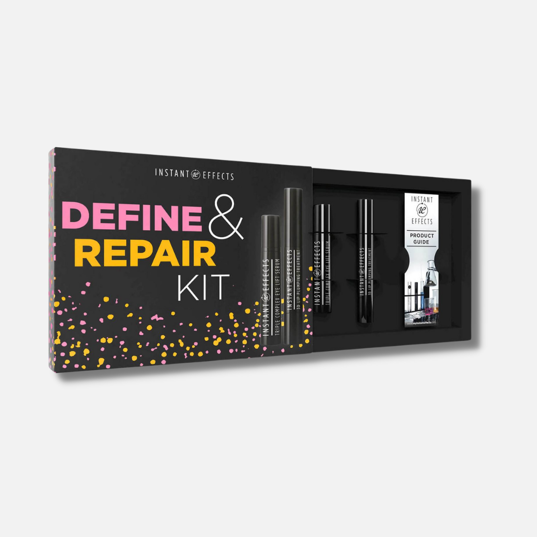 INSTANT EFFECTS Define &amp; Repair Gift Set: Discover youthful and radiant skin with the INSTANT EFFECTS Define &amp; Repair Gift Set, a comprehensive skincare set that combines powerful products to define and repair your skin, revealing a smoother, firmer, and more rejuvenated complexion.