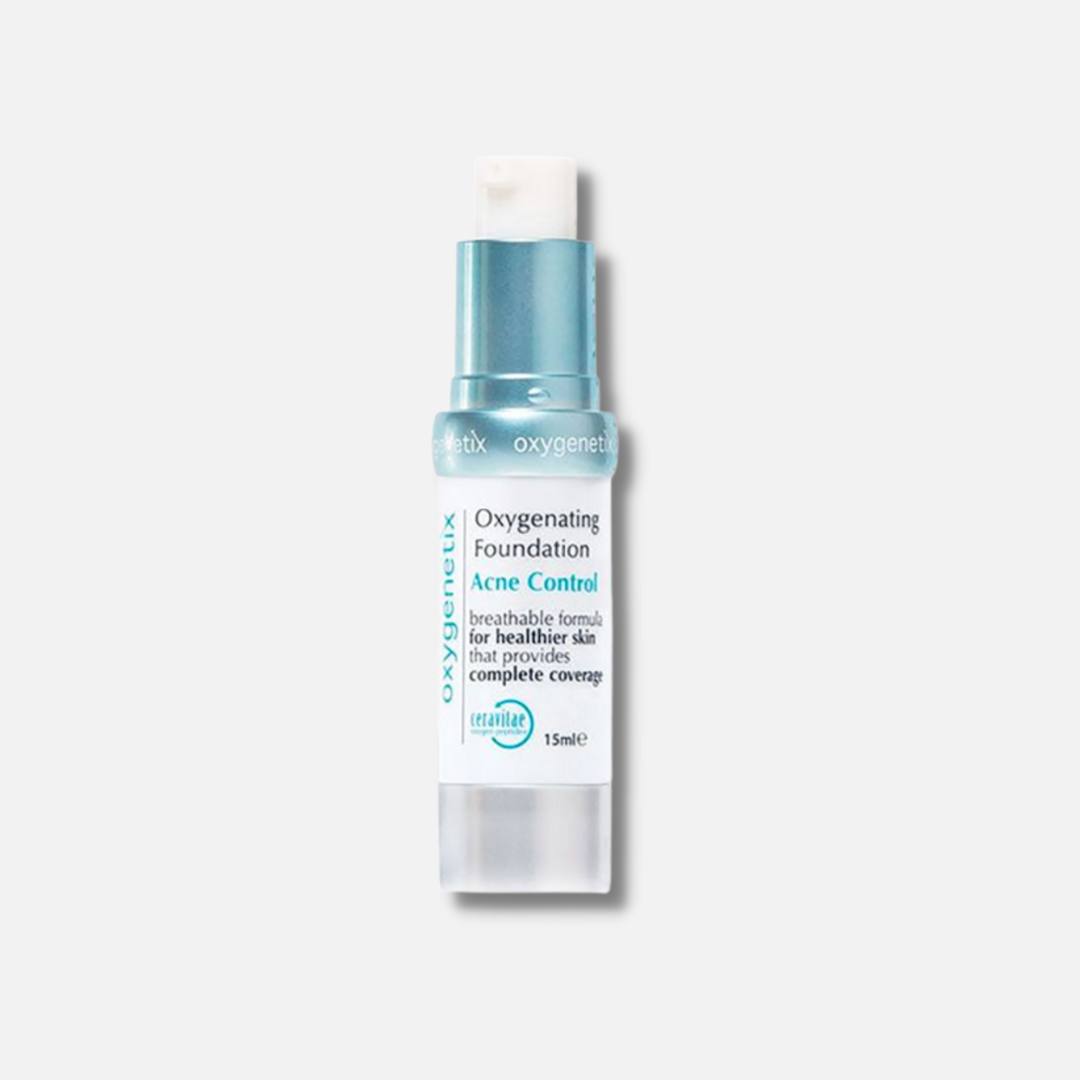 OXYGENETIX Acne Control Foundation - Achieve flawless coverage while treating acne-prone skin. Experience confidence and radiance with our innovative formula.