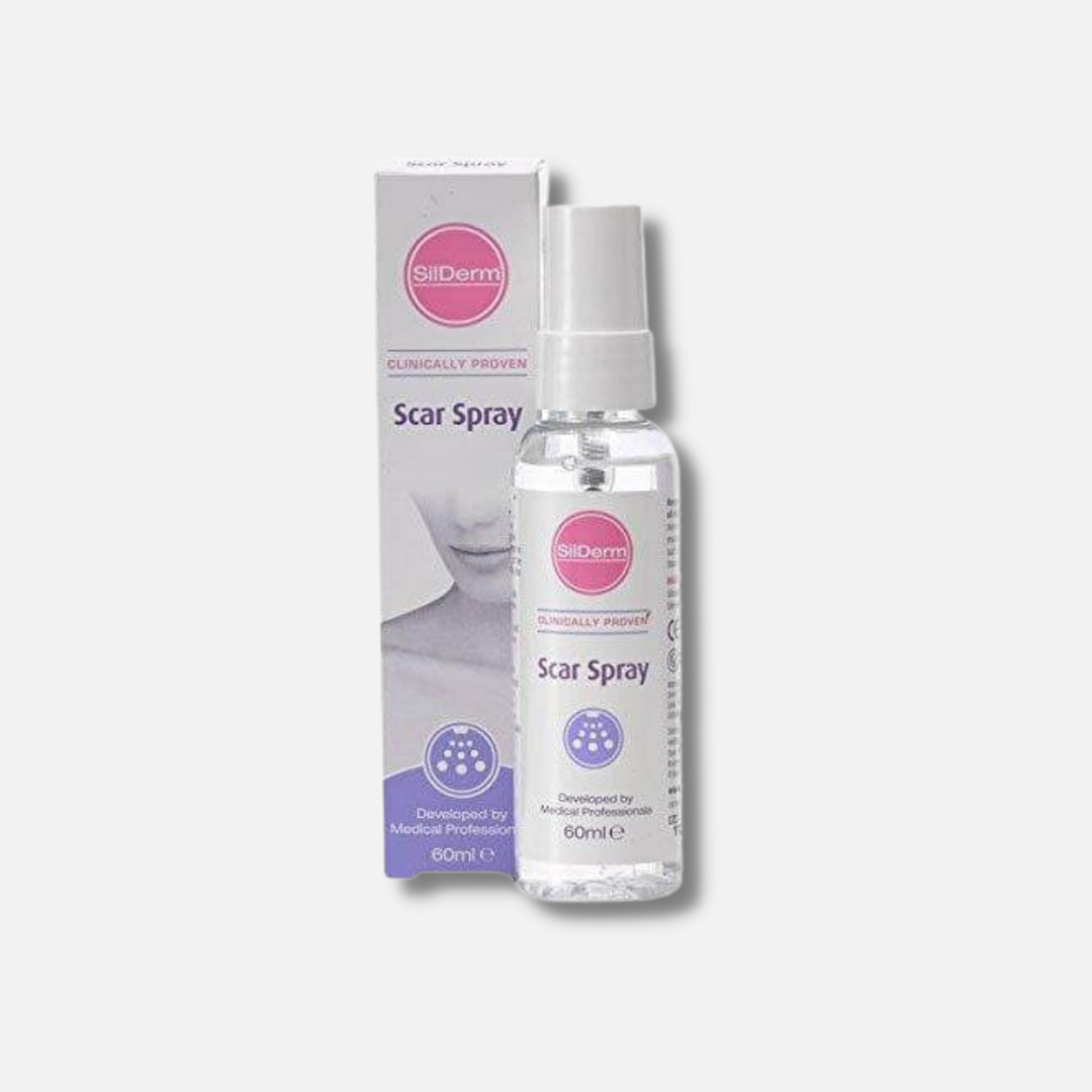 SILDERM Scar Spray: Fade and improve the appearance of scars with SILDERM Scar Spray, a convenient and easy-to-use spray that helps to reduce the visibility of scars, promoting smoother and more even skin.