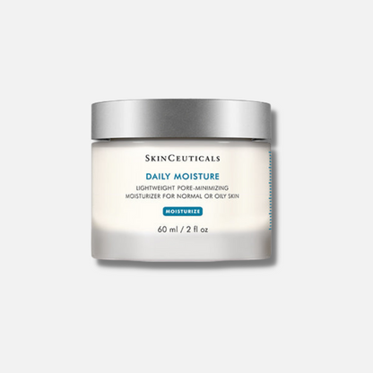SKINCEUTICALS Daily Moisture Pot 60ml: Hydrate and nourish your skin with SKINCEUTICALS Daily Moisture, a lightweight yet deeply moisturizing formula that helps to restore and maintain optimal hydration levels, leaving the skin feeling soft, smooth, and refreshed.