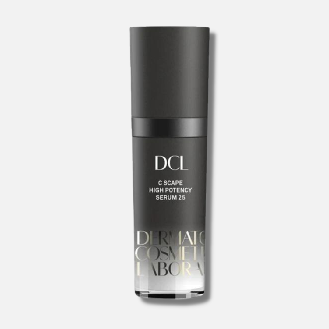 DCL SKINCARE C Scape High Potency Serum 25: Experience the power of vitamin C with DCL SKINCARE C Scape High Potency Serum 25, a potent serum that brightens, evens out skin tone, and protects against environmental stressors for a healthier, more radiant complexion.