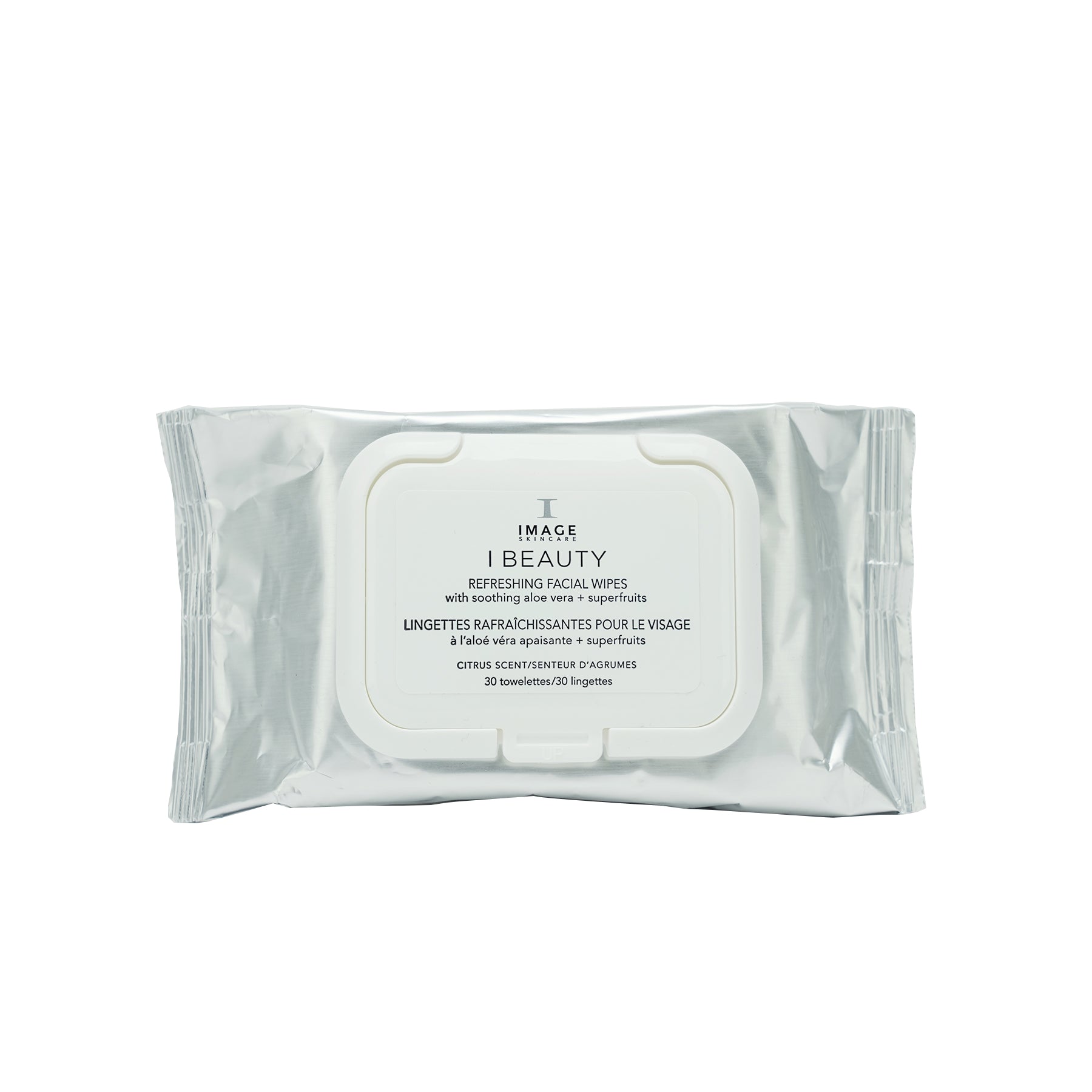 Experience instant refreshment and convenience with the I Beauty Refreshing Facial Wipes by IMAGE SKINCARE. These gentle and effective wipes effortlessly remove dirt, oil, and makeup, leaving your skin feeling clean and revitalized. Perfect for on-the-go use and suitable for all skin types, these 30 towelettes are a must-have addition to your skincare routine.