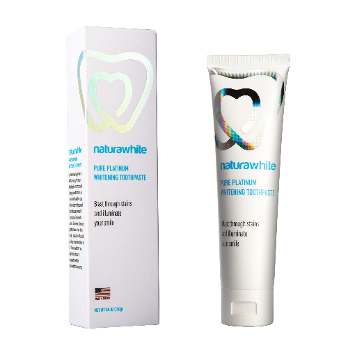 NaturaWhite Pure Platinum Whitening ToothPaste.