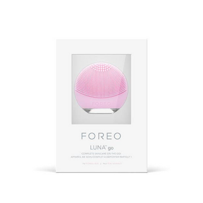FOREO LUNA Go: Portable and powerful facial cleansing device, providing on-the-go skincare for a refreshed and radiant complexion