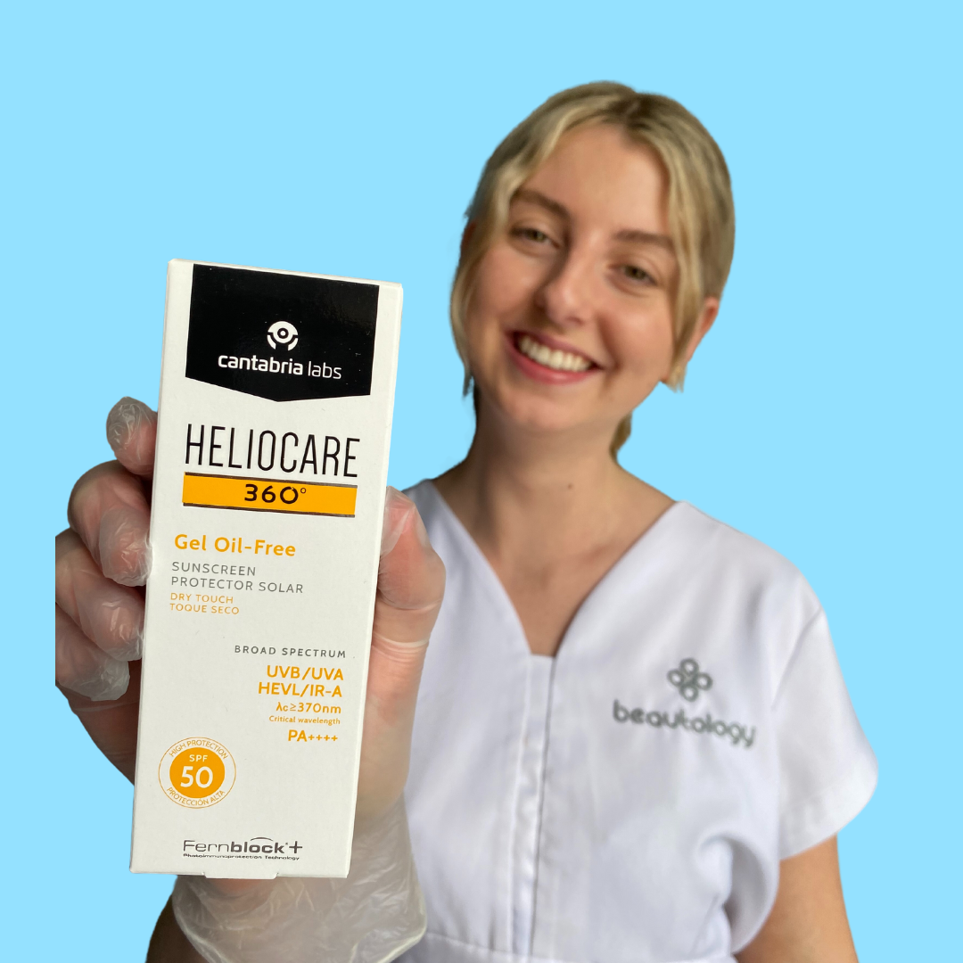 HELIOCARE 360 Gel Oil Free SPF 50, 50ml: Enjoy non-greasy sun protection with HELIOCARE 360 Gel Oil Free SPF 50, a lightweight and mattifying sunscreen gel that offers high broad-spectrum UVA/UVB protection for a shine-free and protected complexion