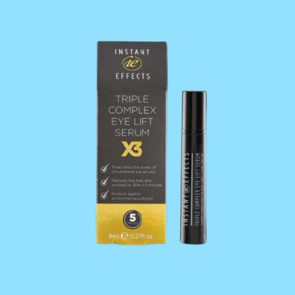 INSTANT EFFECTS Triple Complex Eye Lift Serum: Reveal youthful and lifted eyes with INSTANT EFFECTS Triple Complex Eye Lift Serum, a powerful serum that targets the delicate eye area, reducing the appearance of wrinkles, puffiness, and dark circles for a refreshed and revitalised look