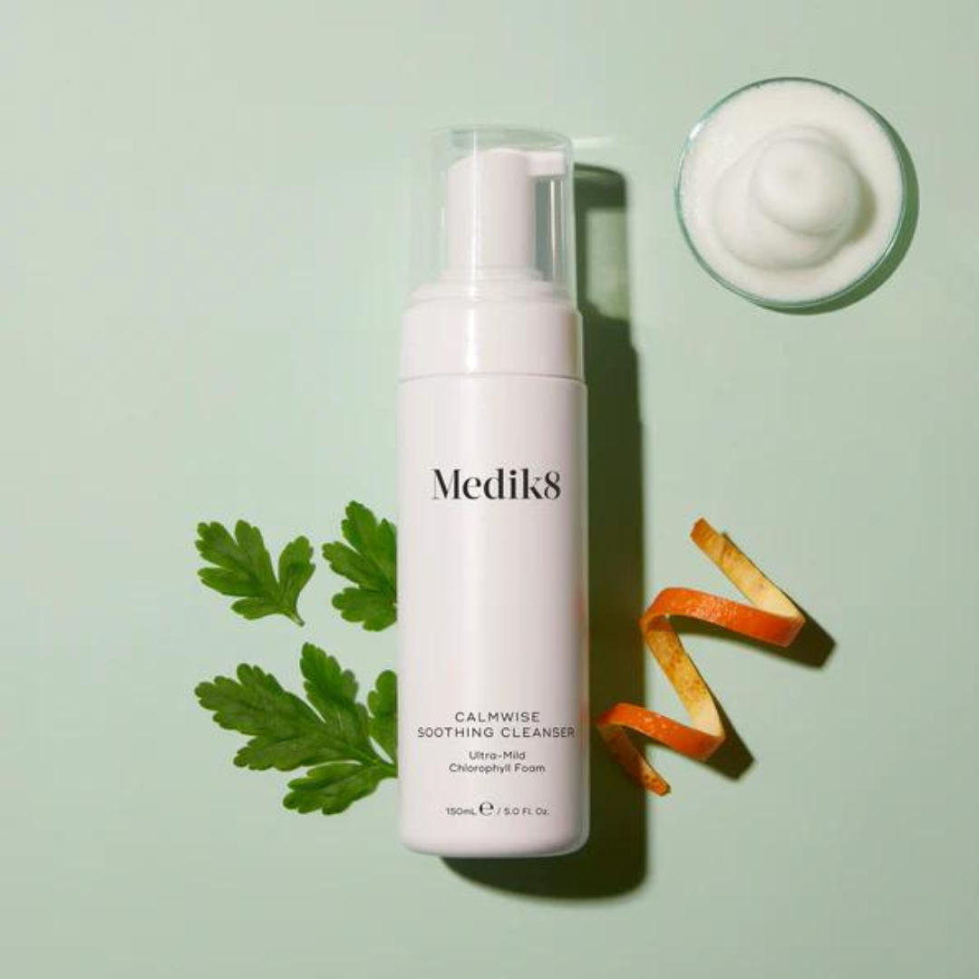 MEDIK8 Calmwise Soothing Cleanser 150ml: Cleanse and soothe your skin with MEDIK8 Calmwise Soothing Cleanser, a gentle and calming cleanser that effectively removes impurities while reducing redness and inflammation, leaving your skin clean, balanced, and refreshed.