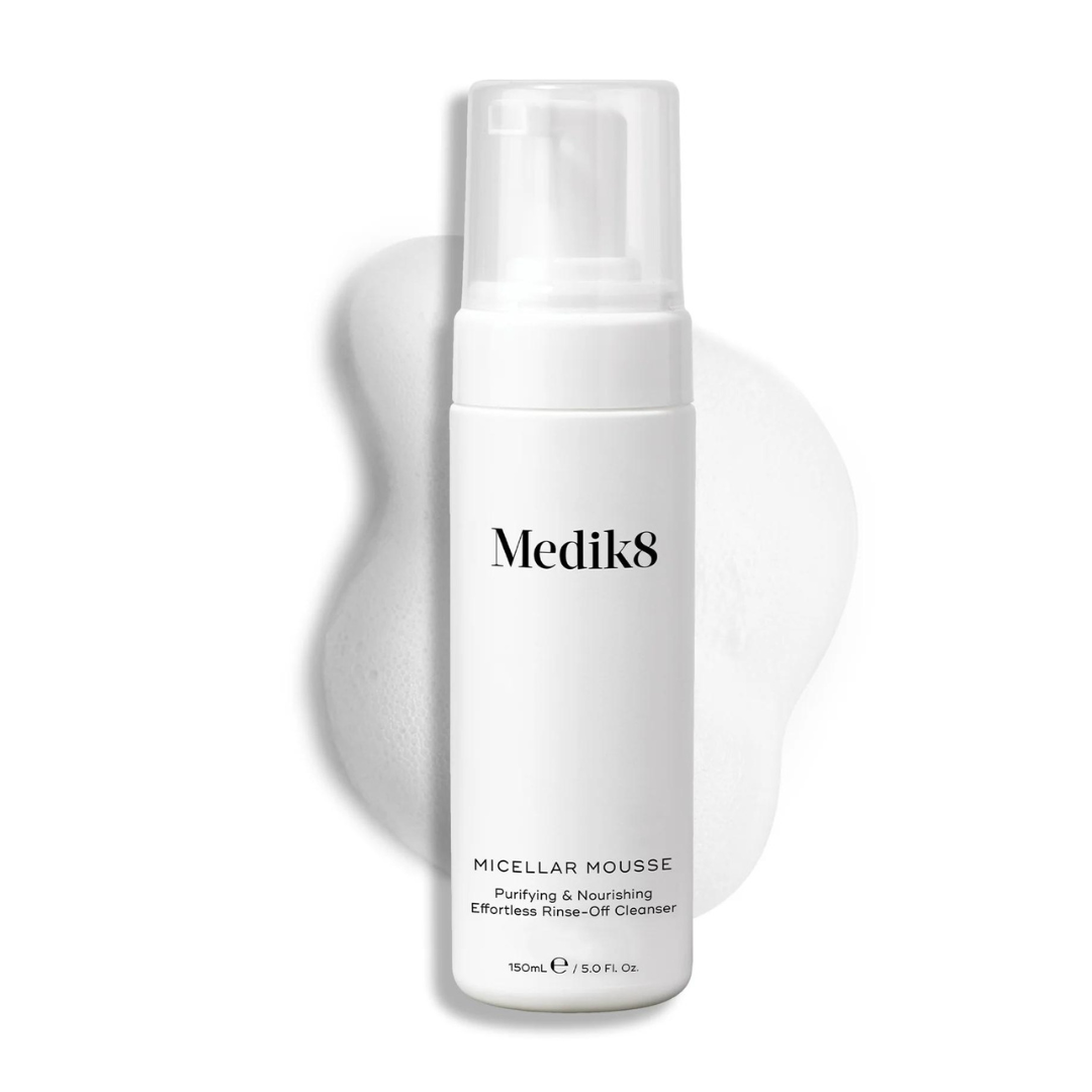 MEDIK8 Micellar Mousse 150ml: Experience effortless cleansing with MEDIK8 Micellar Mousse, a lightweight and refreshing mousse that effectively removes makeup, dirt, and impurities, leaving your skin clean, hydrated, and balanced.