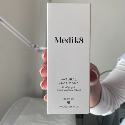 MEDIK8 Natural Clay Mask 75ml: Revitalize and purify your skin with MEDIK8 Natural Clay Mask, a nourishing and detoxifying mask enriched with natural clays and botanical extracts, promoting a clearer, smoother, and more radiant complexion.