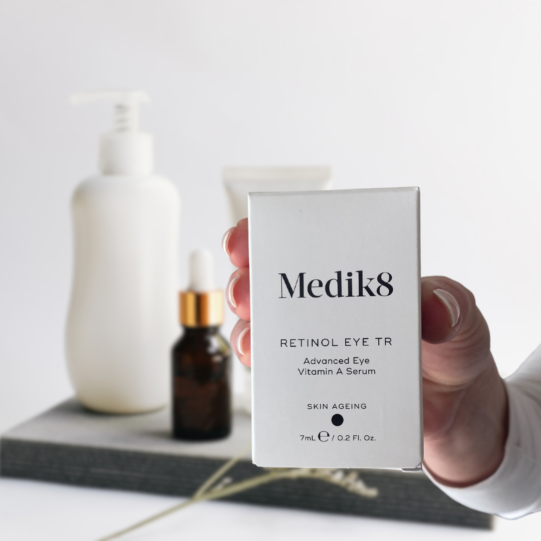 MEDIK8 Retinol Eye TR 7ml: Renew and rejuvenate your delicate eye area with MEDIK8 Retinol Eye TR, a targeted retinol treatment specially formulated to reduce the appearance of fine lines, wrinkles, and dark circles for brighter, more youthful-looking eyes.