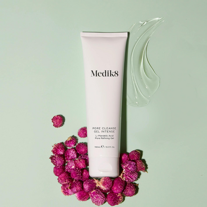 MEDIK8 Pore Cleanse Gel Intense 150ml: Deeply cleanse and purify your skin with MEDIK8 Pore Cleanse Gel Intense, an intensive gel cleanser that helps to unclog pores, remove impurities, and reduce the appearance of enlarged pores for a clearer and smoother complexion.