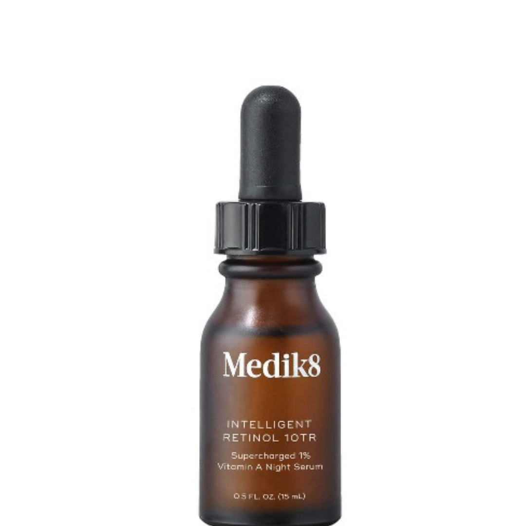 MEDIK8 Intelligent Retinol 10TR 15ml: Experience advanced skincare with MEDIK8 Intelligent Retinol 10TR, a powerful retinol serum that intelligently releases active ingredients to target fine lines, wrinkles, and uneven skin tone for a smoother and more youthful complexion.