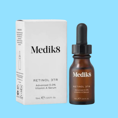 MEDIK8 Retinol 3 TR 15ml: Transform your skin with MEDIK8 Retinol 3 TR, a powerful retinol serum that helps reduce the appearance of fine lines, wrinkles, and uneven skin texture for a smoother, more youthful-looking complexion