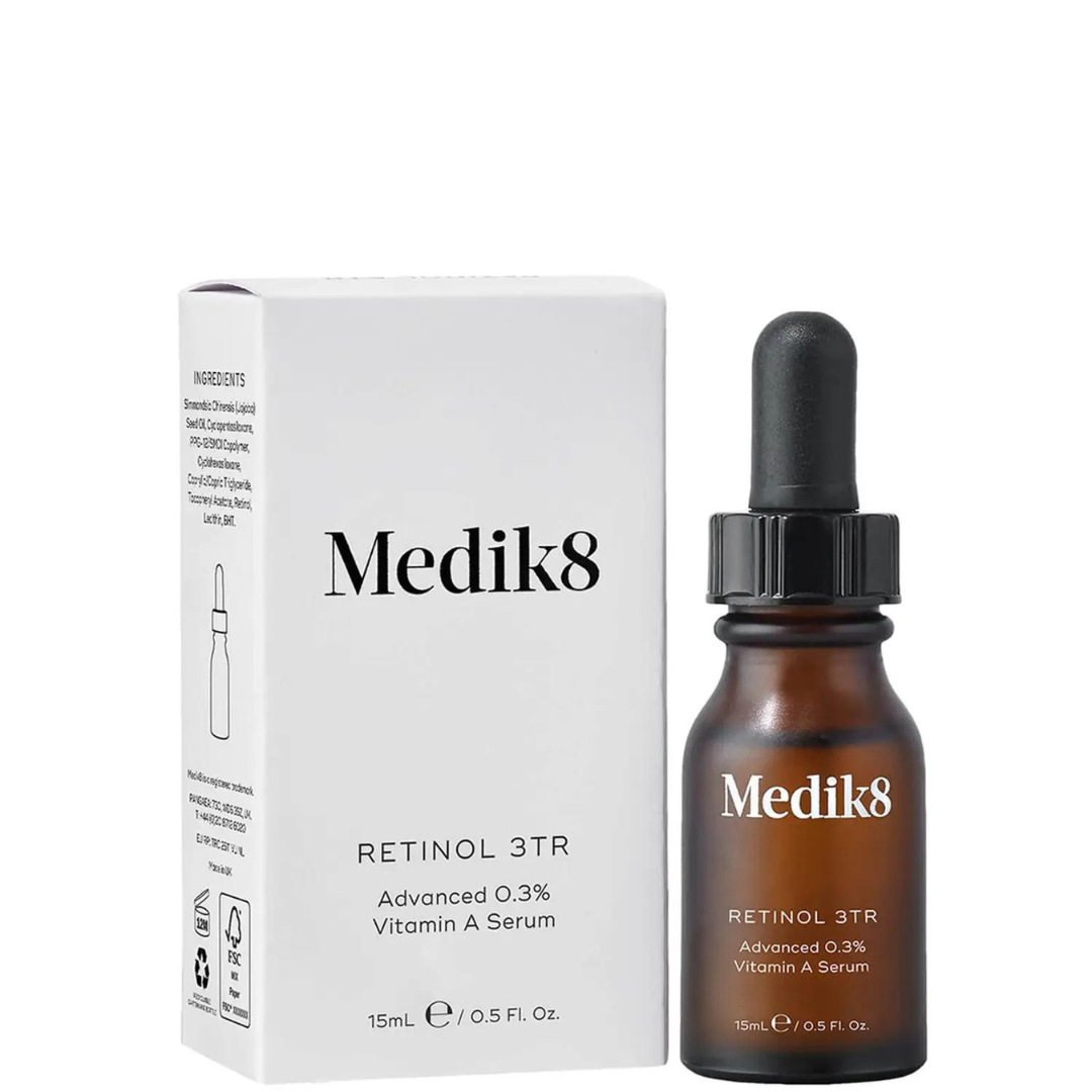 MEDIK8 Retinol 3 TR 15ml: Transform your skin with MEDIK8 Retinol 3 TR, a powerful retinol serum that helps reduce the appearance of fine lines, wrinkles, and uneven skin texture for a smoother, more youthful-looking complexion