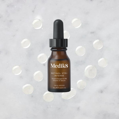 MEDIK8 Retinol 3 TR Intense 15ml: Transform your skin with MEDIK8 Retinol 3 TR Intense, an advanced retinol serum that targets fine lines, wrinkles, and uneven skin texture for a smoother, more youthful complexion.